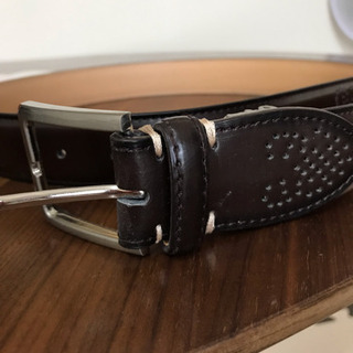 新品 メンズ ベルト ダークブラウン