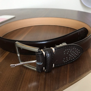 新品 メンズ ベルト ダークブラウンの画像