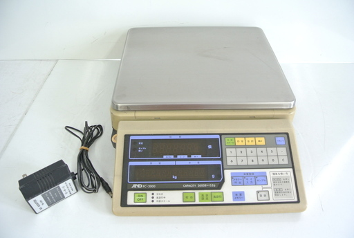 カウンティングスケール 精密計量機 天びん 台はかり FC-2000　A&D エー・アンド・デイ　棚卸作業