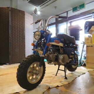 HONDA MONKEY Z50A ホンダ モンキー リジット 50cc 6V 初期型 ブルー 2949km 原付 原チャリ バイク 希少 札幌発の画像