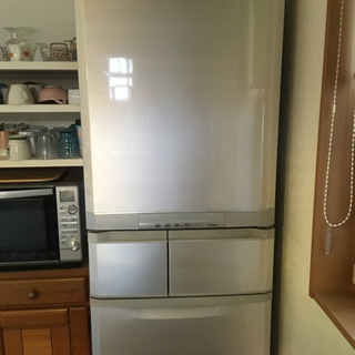 無料 冷蔵庫 三菱 420L ファミリータイプ スリムタイプ