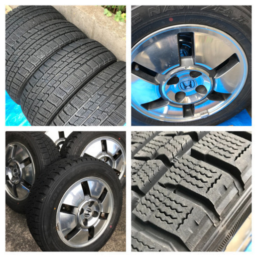 ホンダ純正スタッドレス　アルミタイヤ　グッドイヤー　185/65R14
