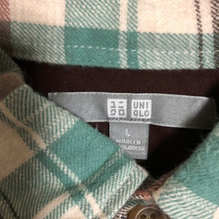 中古  ユニクロ  ネルシャツ   男性用