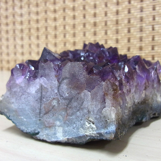 南12条店 アメジストドーム 台座付き 高さ11cm オブジェ 愛の守護石