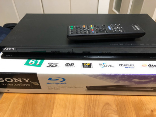 SONYソニー ブルーレイディスクプレーヤー BDP-S470 BDプレーヤー
