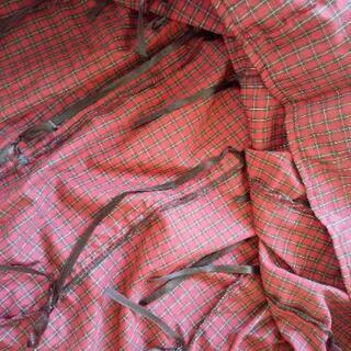 チェックのワンピースの画像