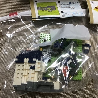 ナノブロック3個セット  モアイ、ノイシュバンシュタイン城、サグラダファミリアの画像
