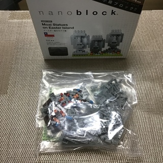 ナノブロック3個セット  モアイ、ノイシュバンシュタイン城、サグラダファミリアの画像