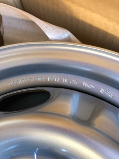 NV350 キャラバン 新品、スチールホイール