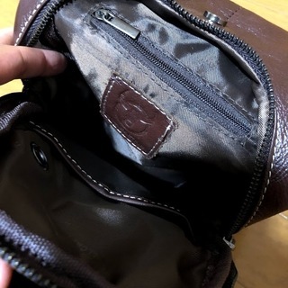 ワンショルダーバック（ダークブラウン）【高収納】の画像