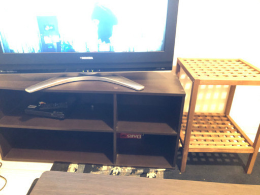 テレビセット 32型録画内蔵REGZA テレビ台 アンテナ線