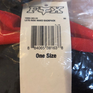 fox リュックの画像