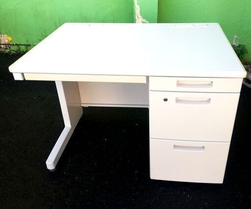 KOKUYO コクヨ 片袖机 事務机 鍵付き オフィス OA スチールデスク オフィスデスク