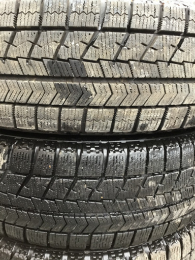 日産純正 13インチ アルミホイール 155/65R13 スタッドレスタイヤ 4本セット