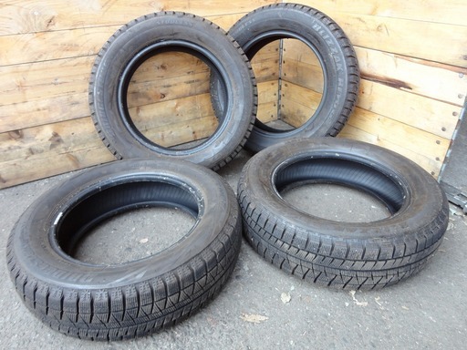 中古スタッドレス ブリジストン ブリザックREVO GZ 155/65R13 タイヤ4本