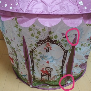 【美品】MON JARDIN TENTEモンジャルダンテント　SWA902　子供テント 子供ハウス ペットハウス 秘密基地 室内テント　レジャー　ピクニックの画像