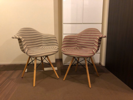 値下げ！【美品・イームズ 】イームズシェルチェア テーブルセット