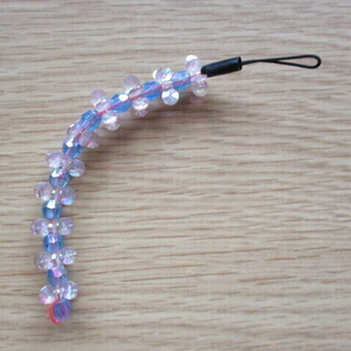 ビーズのストラップ