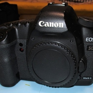 [決まりました]キャノンフルサイズ　デジタル１眼レフ　EOS 5D MARK２　付属品多数の画像