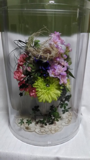 ハンドメイド 手作り 作品　フラワー アレンジメント　造花