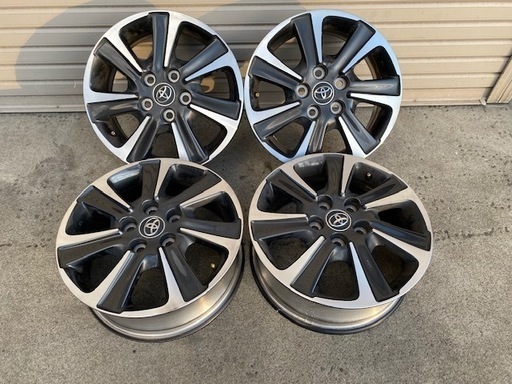 【格安】トヨタ 80 ノア Si ヴォクシー ZS 後期 純正ホイール 16in 6J +50 エスクァイア アイシス オーリス スタッドレス用にも