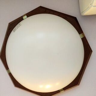 ６畳用天井付照明器具　蛍光灯タイプ　木製枠