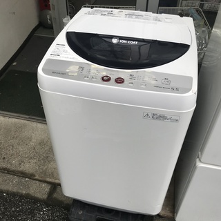 保証付き　シャープ　洗濯機　ES-GE55K    リサイクルシ...