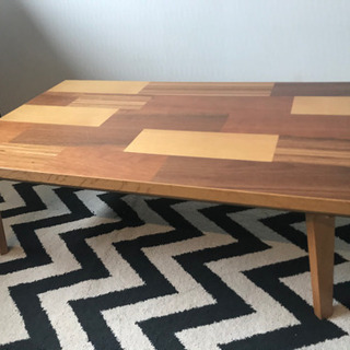 コタツ　木製オシャレテーブルの画像