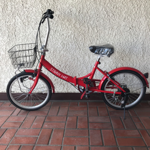 20インチ 折りたたみ自転車 Straw Hat 新品 折りたたみ自転車 6段ギア