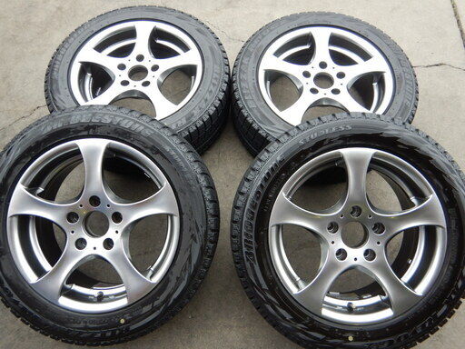 ユーロデザイン　１６インチ　スタッドレス付き　ＢＭＷ３シリーズなどに！