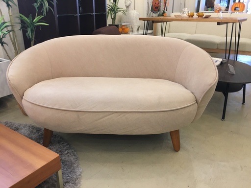 ソファ ベージュ 2人掛け 2.0P 格安 中古品