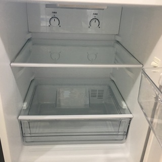 冷蔵庫 Haier ハイアール JR-NF148A 2017年製 2D 148L 黒 中古品