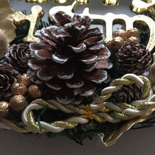クリスマスリースの画像