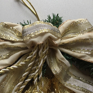 クリスマスリースの画像