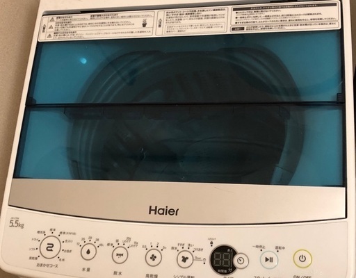 ハイアール全自動洗濯機 JW-C55A