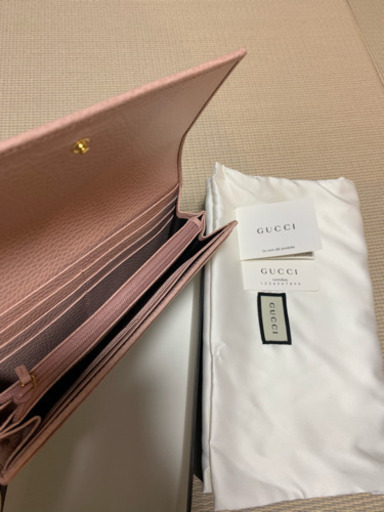未使用GUCCI、女士長財布