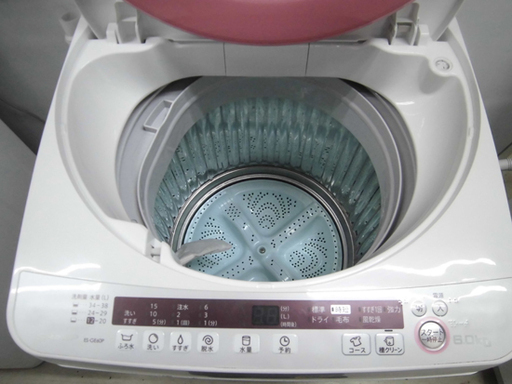 南12条店 SHARP/シャープ 6.0kg 全自動洗濯機 ES-GE60P 2015年製