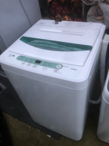2016年製 ヤマダ電機オリジナル　全自動電気洗濯機　(4.5kg) HerbRelax YWM-T45A1(W)