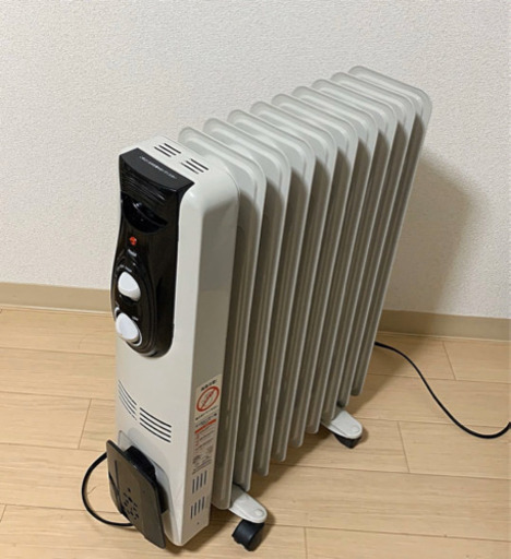 コーナン オイルヒーター 10枚フィン SF22-1009 2009年製 オフホワイト 動作OK