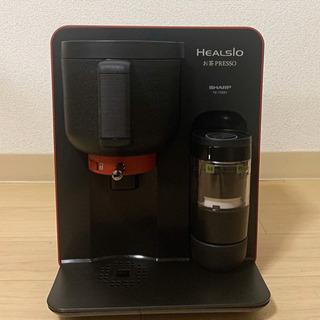 【美品】シャープ ヘルシオ お茶PRESSO TE-TS56V-R 取説 レシピ本付 通電確認済 SHARP HEALSIO お茶プレッソ レッドの画像