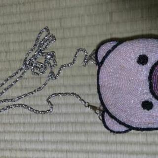 ぶたのビーズバック