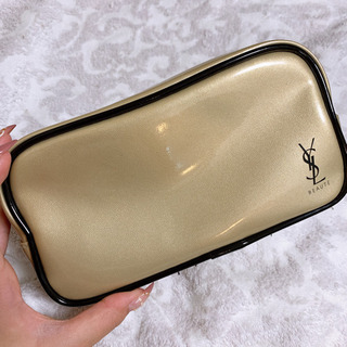 YSL イヴサンローラン コスメポーチ ゴールド