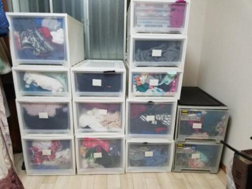 引き出し型　衣装ケース　15コ