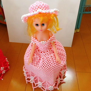 手作りバービー衣装 (人形付き)  二つで円