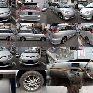 Ｈ19年　車検令和2年4月　9万キロ　トヨタ　エスティマ　アエラスＧエディション　スマートキー　両側パワスラ　ナビ　ＤＶＤ　Ｂカメラ　ＥＴＣ の画像