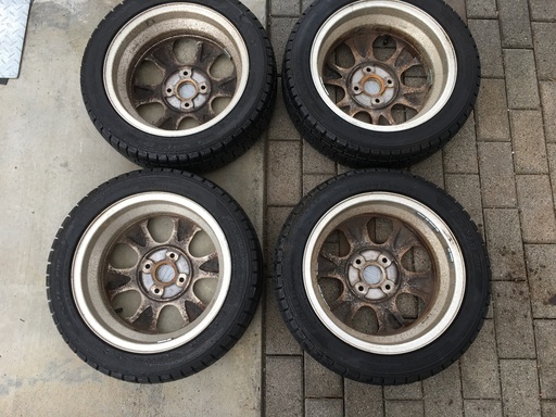 165/55-R14 スタッドレスタイヤ・アルミホイール　4本セット