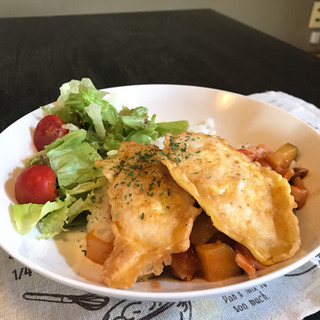   島本カフェ（ハルカフェ）ランチ付きベビーマッサージ教室の画像
