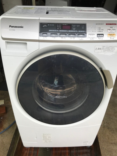 ★Panasonic★２０１３年★美品★１６８００円★ドラム洗濯乾燥機★容量７ｋ★説明書付★