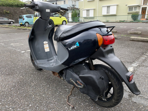 スズキ レッツ4 50 cc 原付 スクーター 4スト 実動　登録書類あります