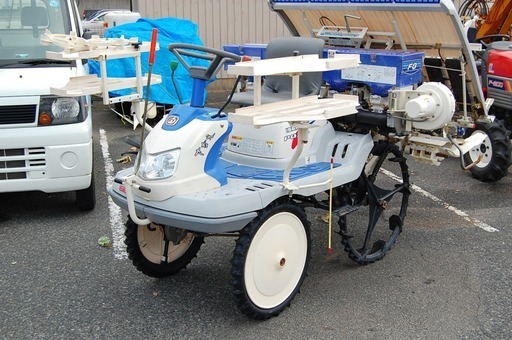 ★鳥取 イセキ 4条植 田植機 PQZ4-DULF さなえ 8.8馬力 ロータリー式 パワステ 施肥機/除草剤散布機付き 整備済み 引き取り歓迎